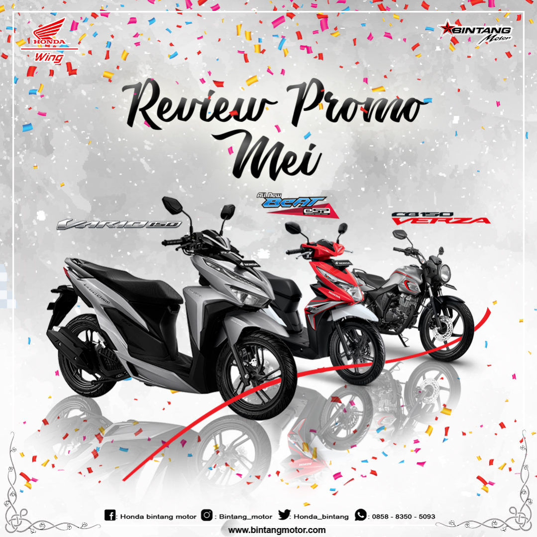 Review Promo Bintang Motor Mei 2018 Honda Bintang Motor