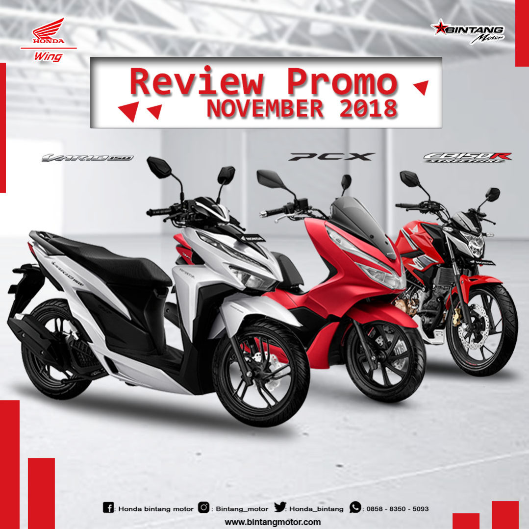 Review Promo Bintang Motor November 2018 Honda Bintang Motor