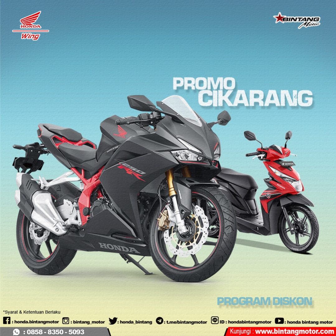 Promo Bintang Motor Cikarang Juli Honda Bintang Motor