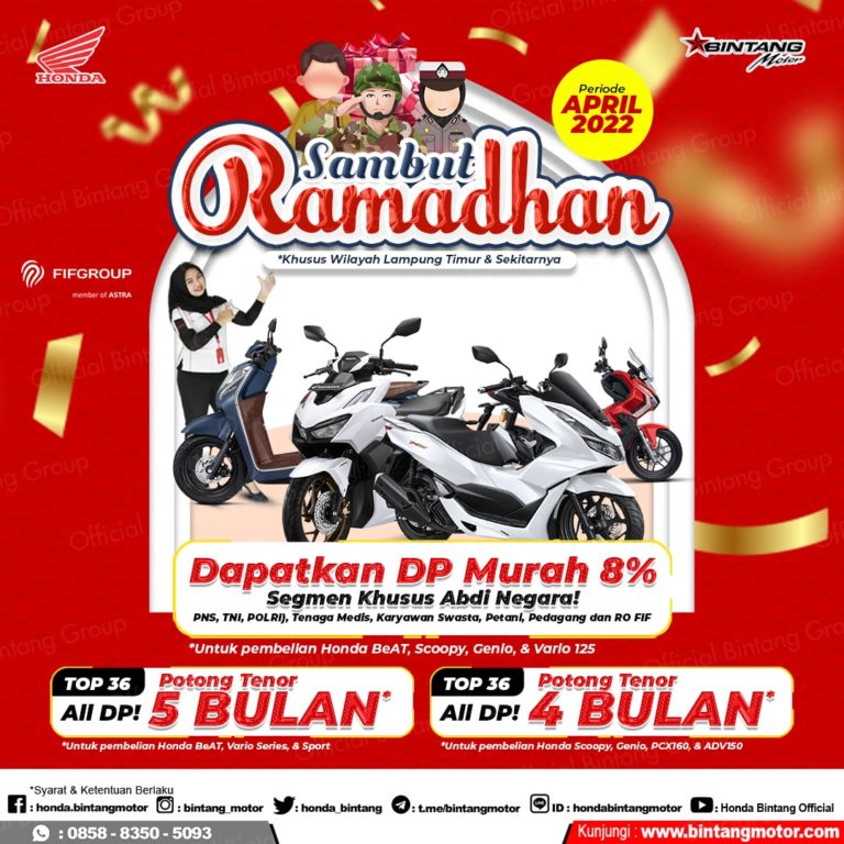 Review Promo Bintang Motor Bulan April Honda Bintang Motor