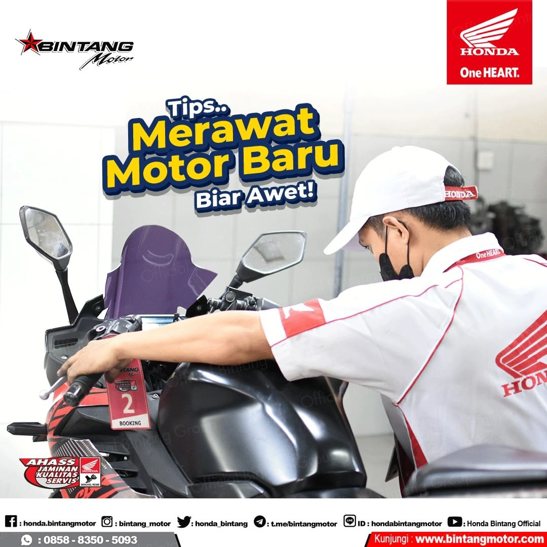 Rahasia Merawat Motor Baru Agar Awet Langsung Dicoba