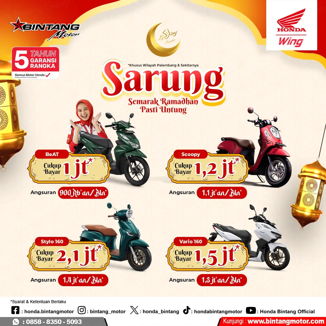 Semarak Ramadhan Pasti Untung Honda Bintang Motor Palembang Maret