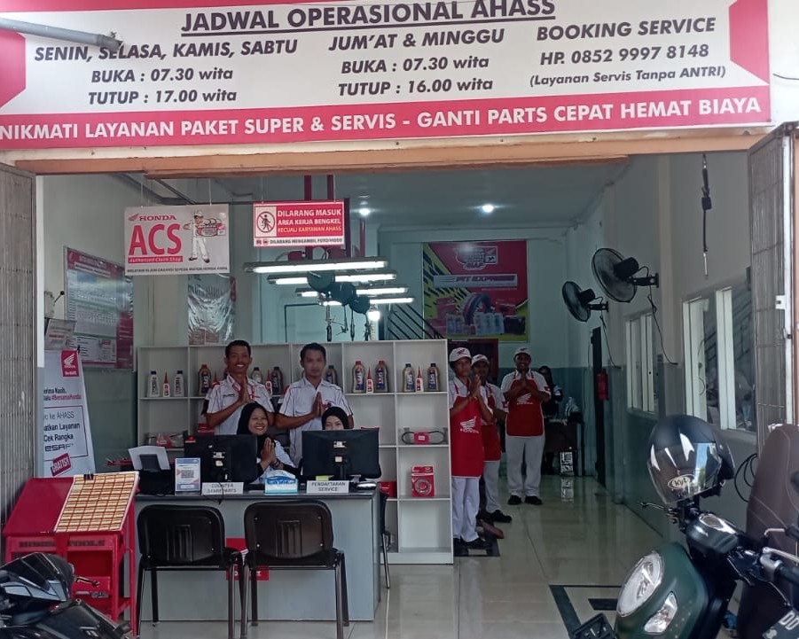 Fasilitas Honda Bintang Motor Makassar 3