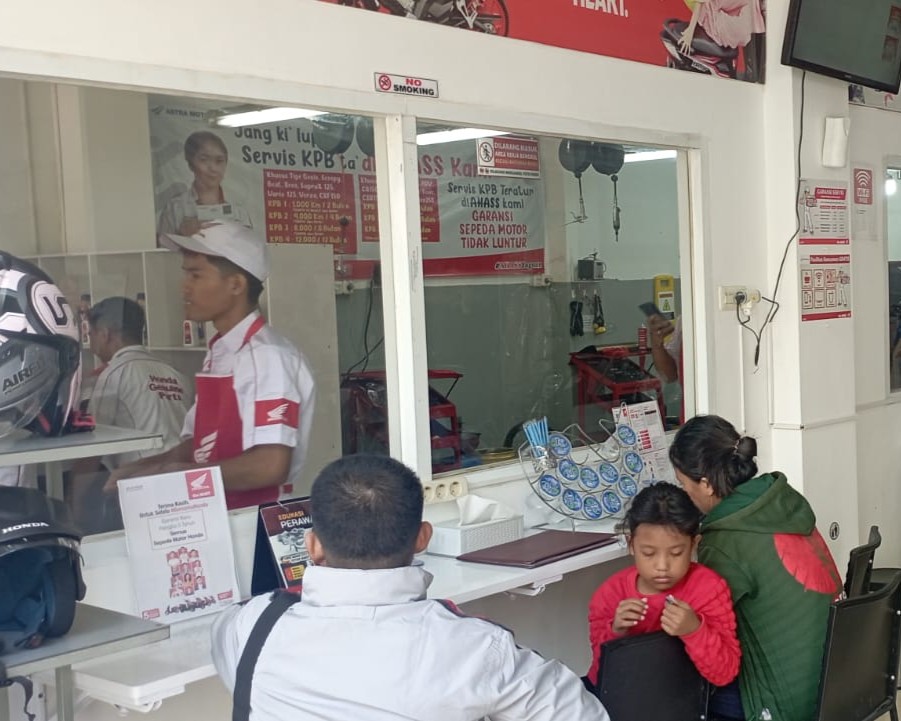 Fasilitas Honda Bintang Motor Makassar 6