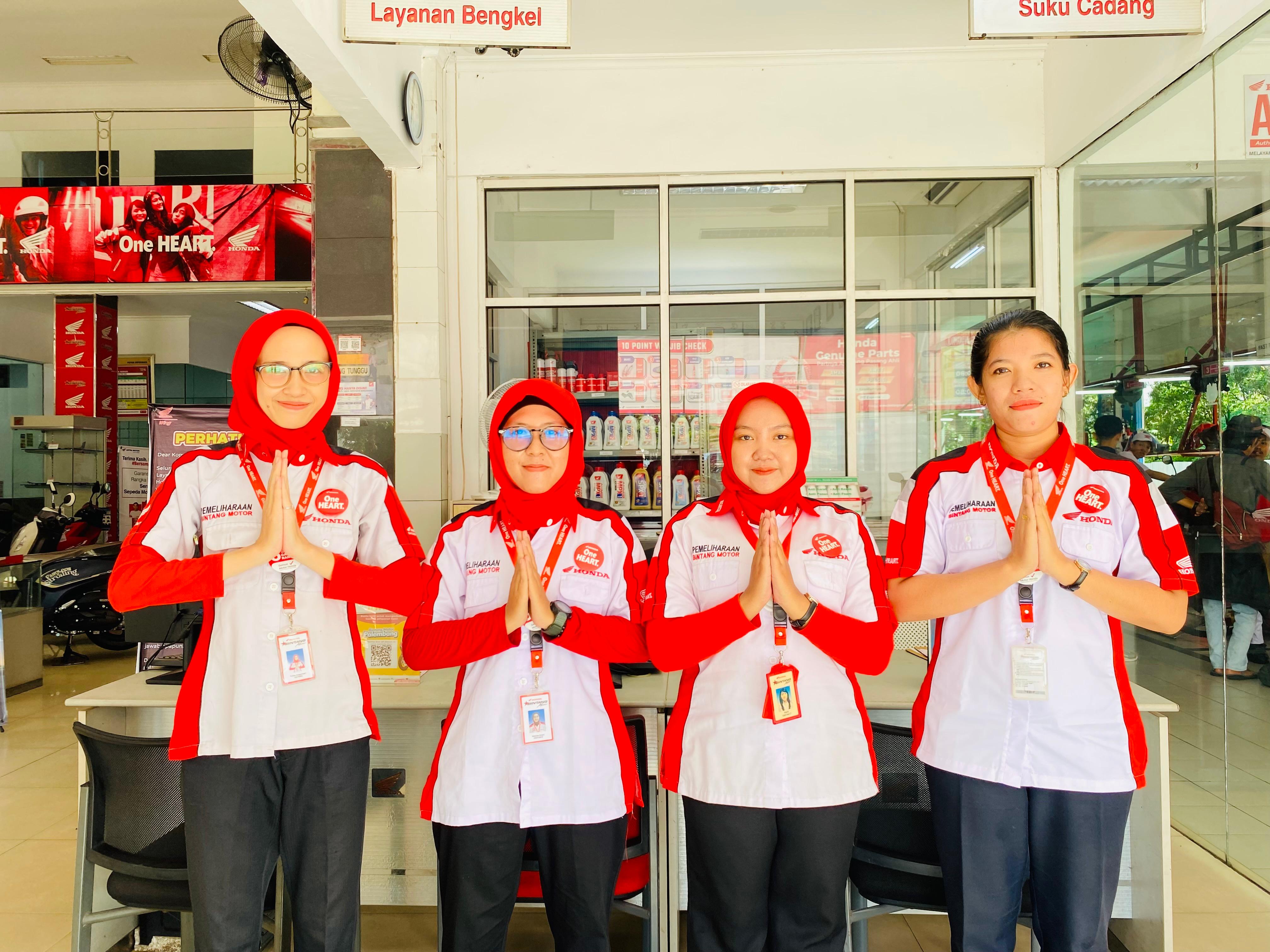 Fasilitas Honda Bintang Motor Palembang 7