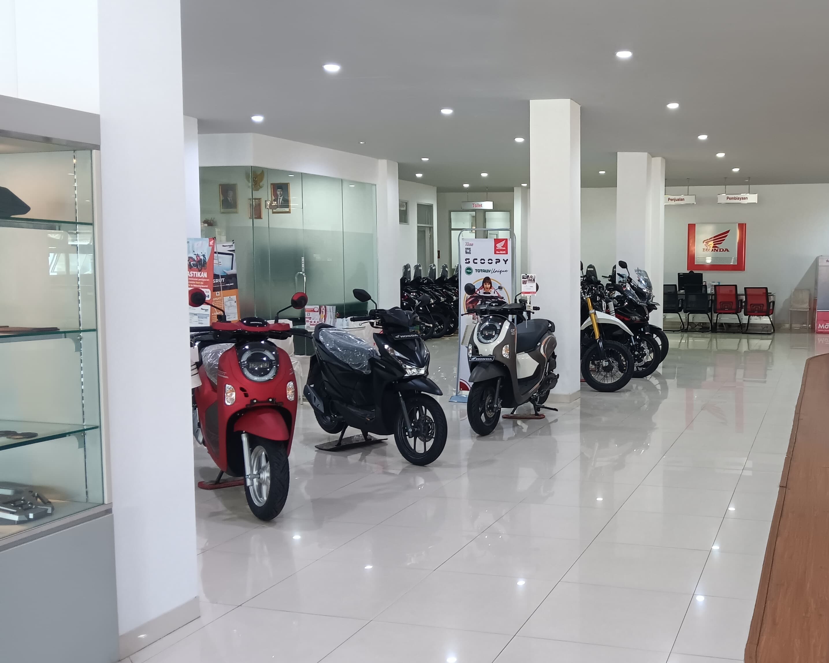 Fasilitas Honda Bintang Motor Bandar Lampung 2