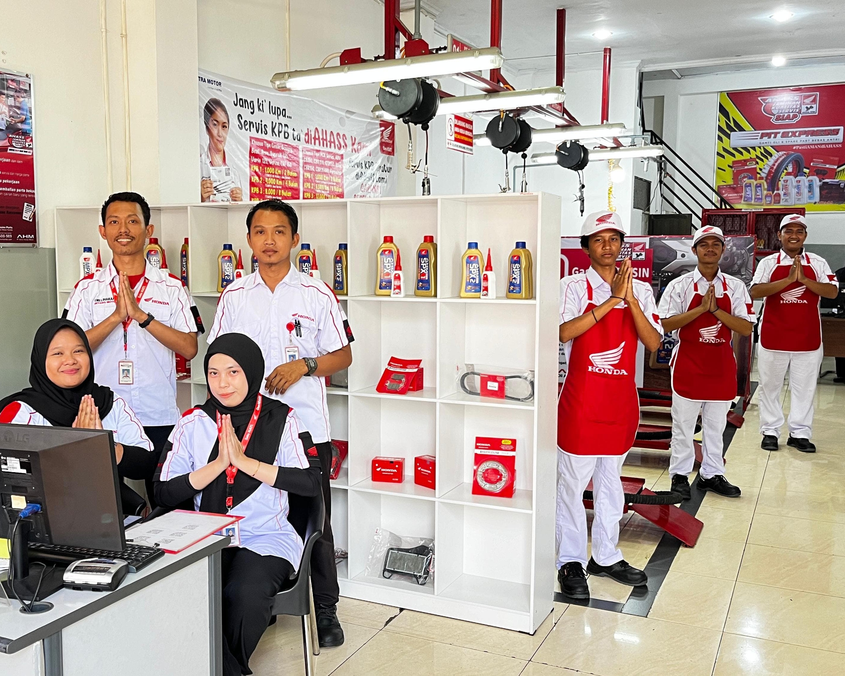 Fasilitas Honda Bintang Motor Makassar 1