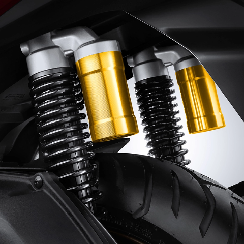 Fitur Subtank Rear Suspension