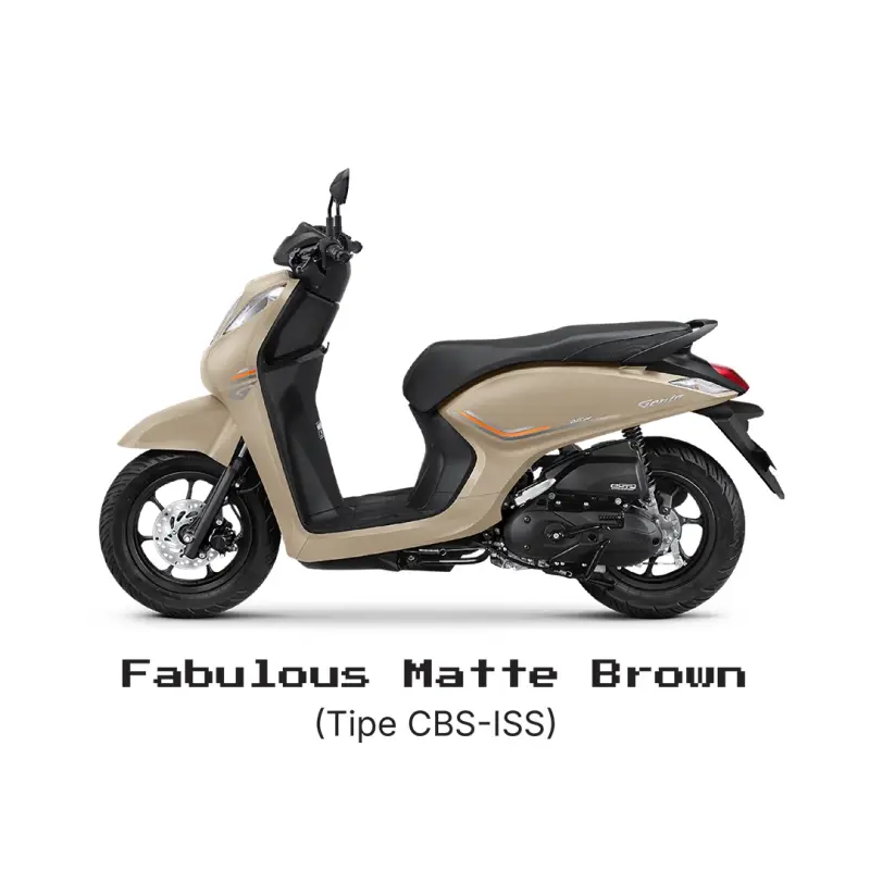 Pilihan Warna Honda GENIO SERIES Fabulous Matte Brown