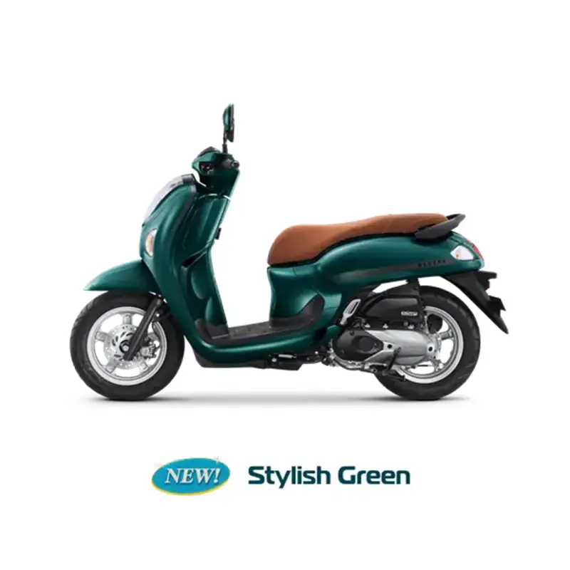 Pilihan Warna Honda SCOOPY SERIES Stylish Green