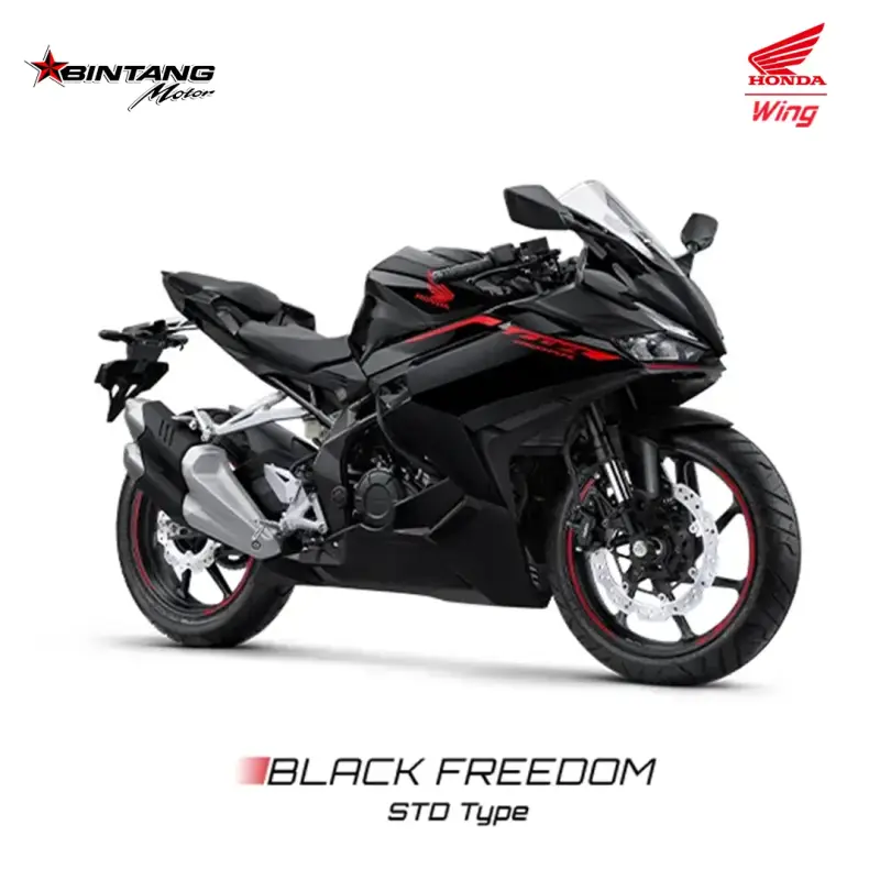 Pilihan Warna Honda CBR 250 SERIES Black Freedom