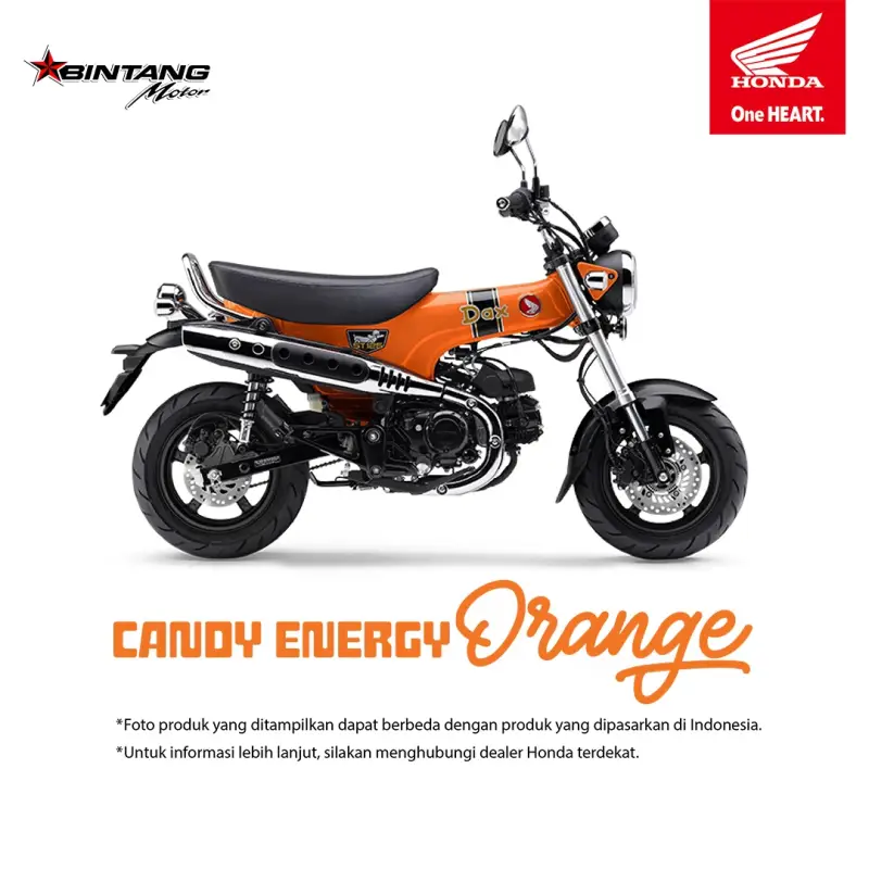 Harga OTR Kredit ST 125 DAX Candy Energy Orange di Indonesia