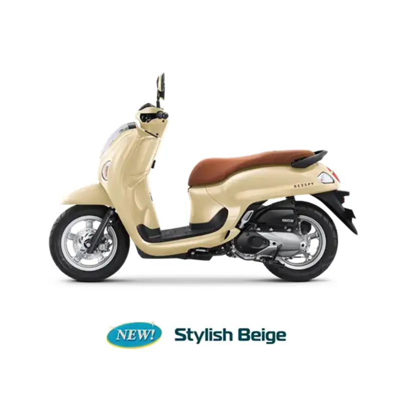 Pilihan Warna Honda SCOOPY SERIES Stylish Beige