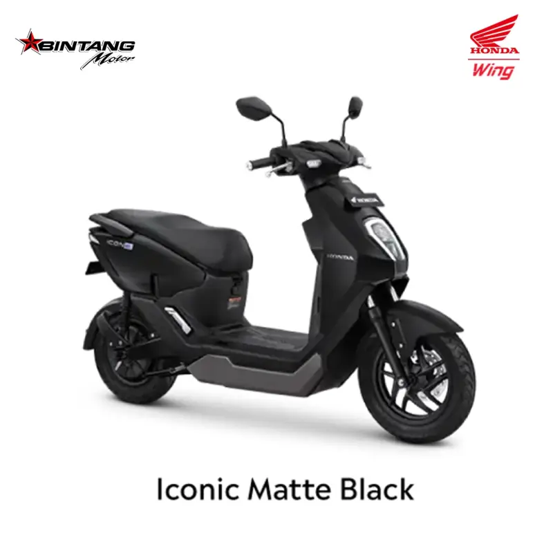 Pilihan Warna Honda ICON E: Iconic Matte Black
