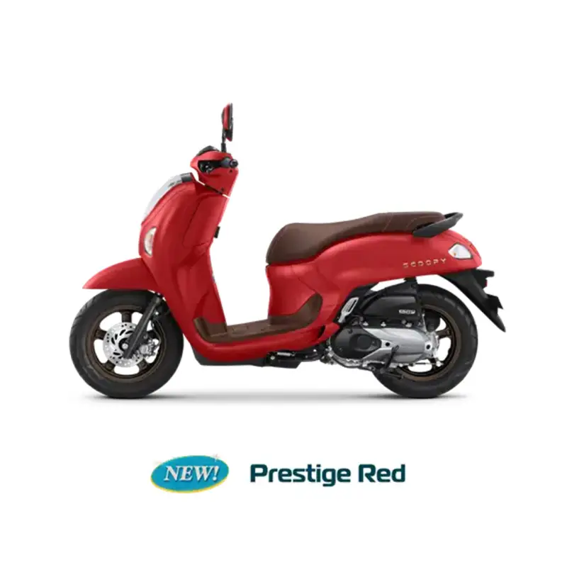 Pilihan Warna Honda SCOOPY SERIES Prestige Red