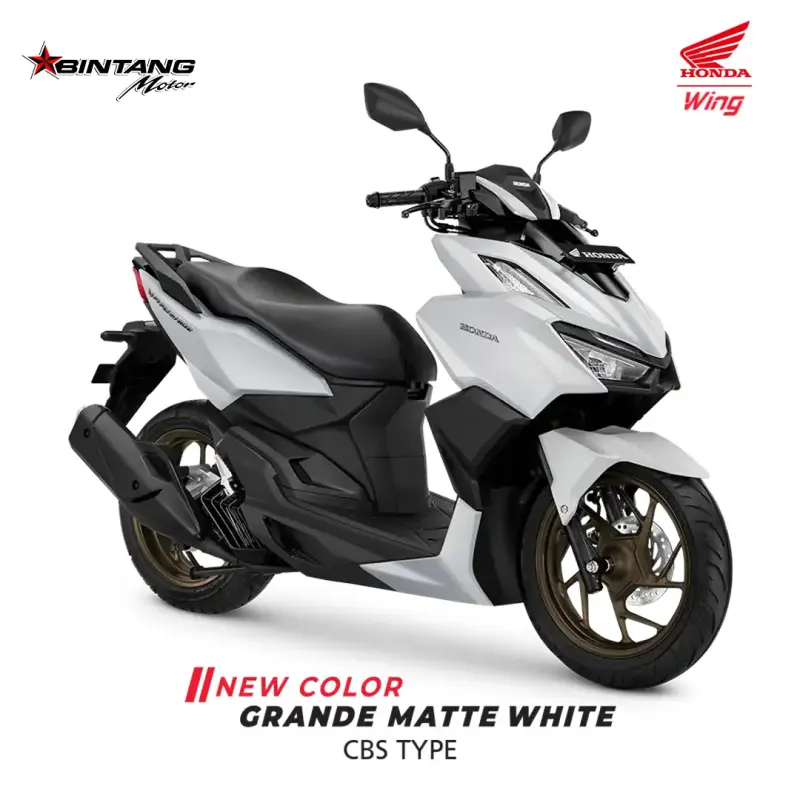 Pilihan Warna Honda VARIO 160 SERIES Grande Matte White