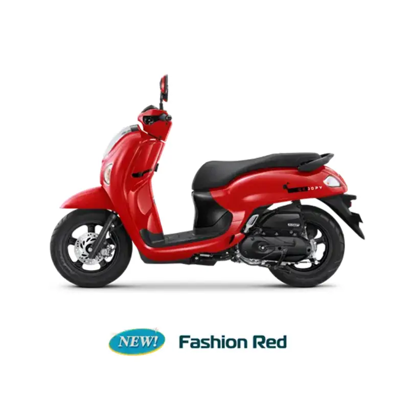Pilihan Warna Honda SCOOPY SERIES Fashion Red