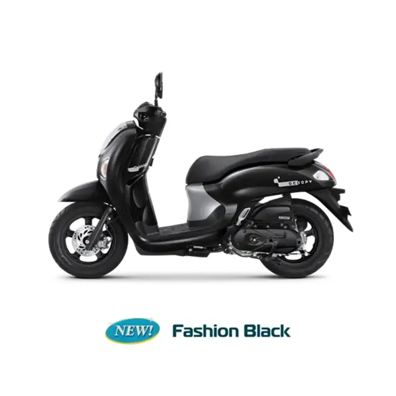 Pilihan Warna Honda SCOOPY SERIES Fashion Black