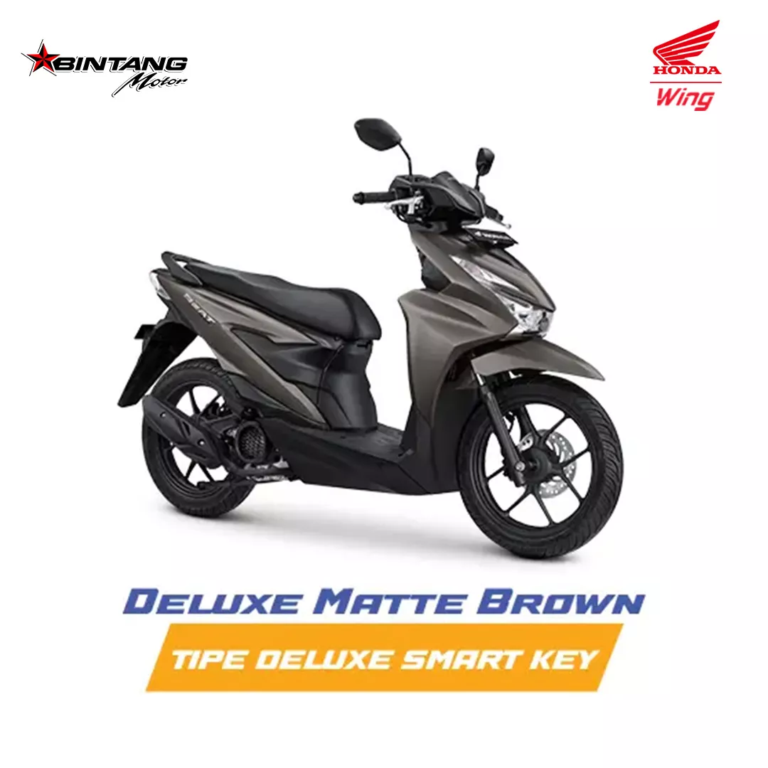 Harga Kredit Honda Deluxe Matte Brown di Honda Bintang Motor Jakarta