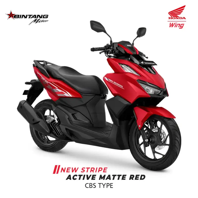 Pilihan Warna Honda VARIO 160 SERIES Active Matte Red