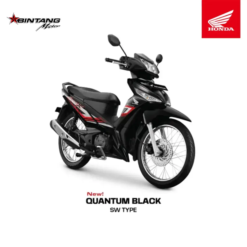 Pilihan Warna Honda SUPRA X 125 SERIES Quantum Black