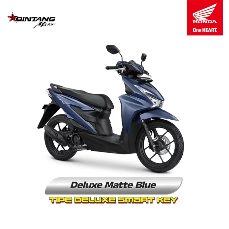 Pilihan Warna Honda BEAT SPORTY SERIES Deluxe Matte Blue