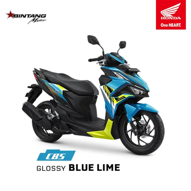 Pilihan Warna Honda VARIO 160 EVO SERIES Glossy Blue Lime