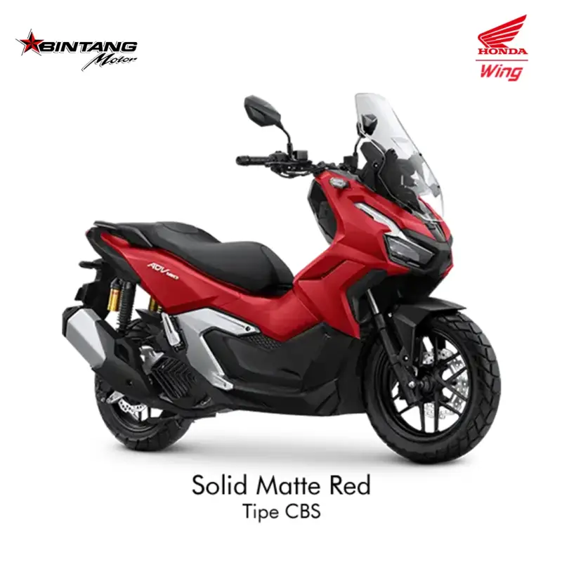 Pilihan Warna Honda ADV 160 SERIES Solid Matte Red