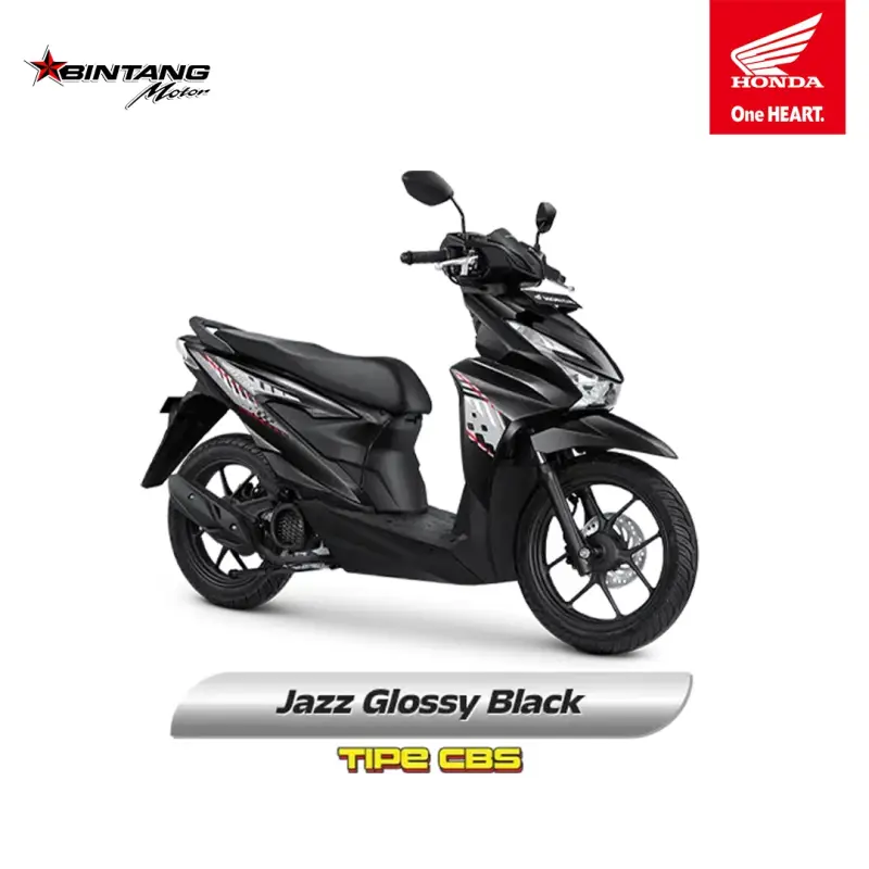 Pilihan Warna Honda BEAT SPORTY SERIES Jazz Glossy Black
