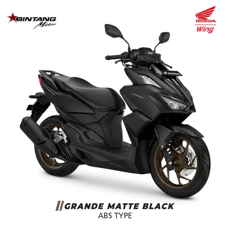 Pilihan Warna Honda VARIO 160 SERIES Grande Matte Black