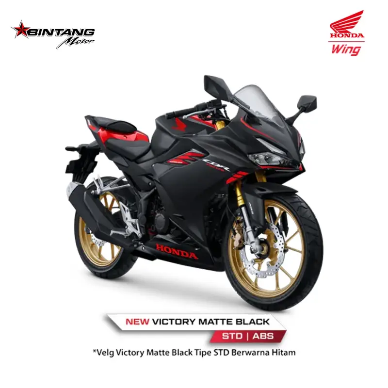 Pilihan Warna Honda CBR 150 SERIES Victory Matte Black
