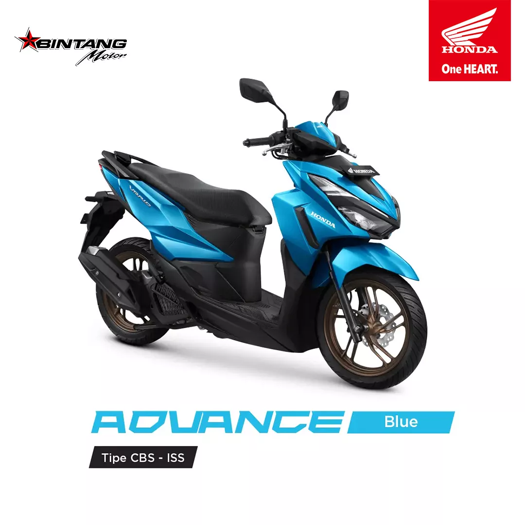 Harga Kredit Honda Advance Blue di Honda Bintang Motor Jakarta