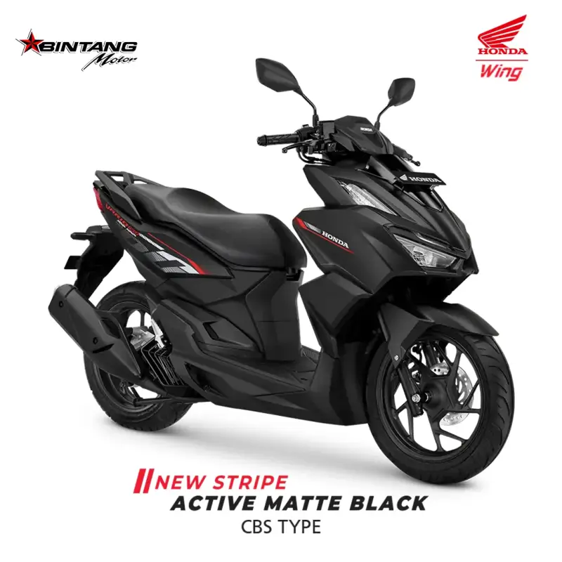 Pilihan Warna Honda VARIO 160 SERIES Active Matte Black