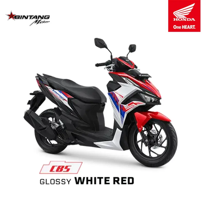 Pilihan Warna Honda VARIO 160 EVO SERIES Glossy White Red
