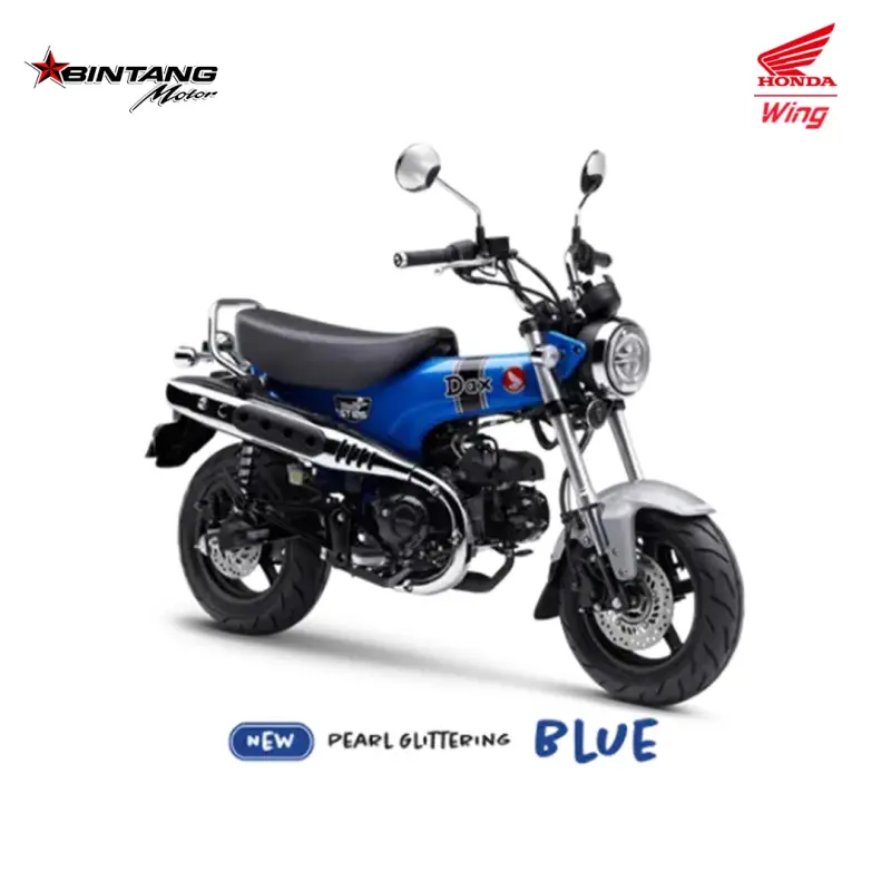 Harga OTR Kredit ST 125 DAX Pearl Glittering Blue di Indonesia