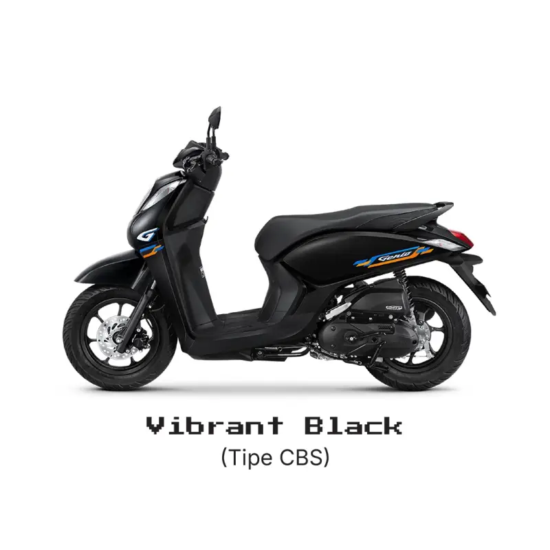 Pilihan Warna Honda GENIO SERIES Vibrant Black