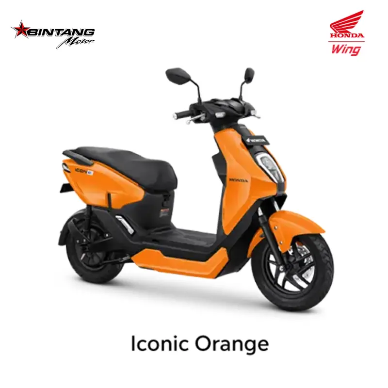 Pilihan Warna Honda ICON E: Iconic Orange