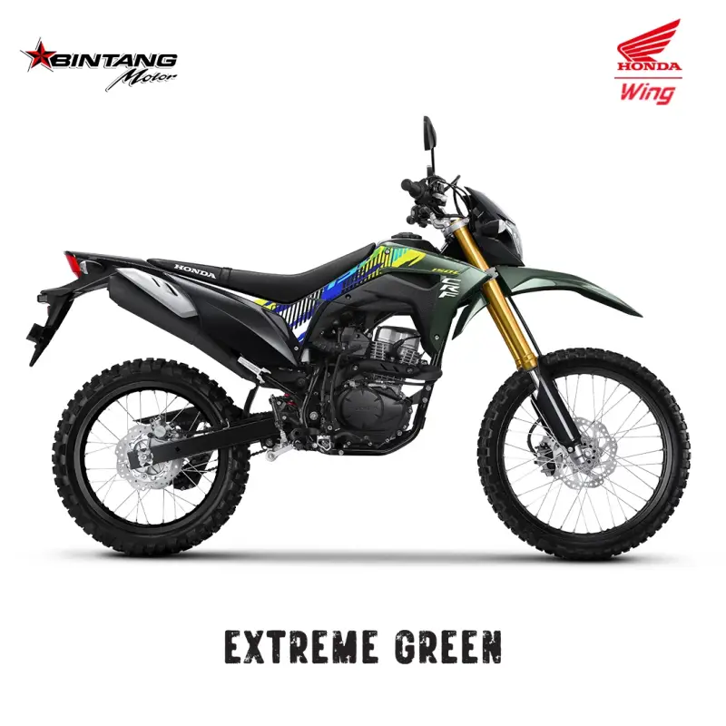 Pilihan Warna Honda CRF 150 SERIES Extreme Green