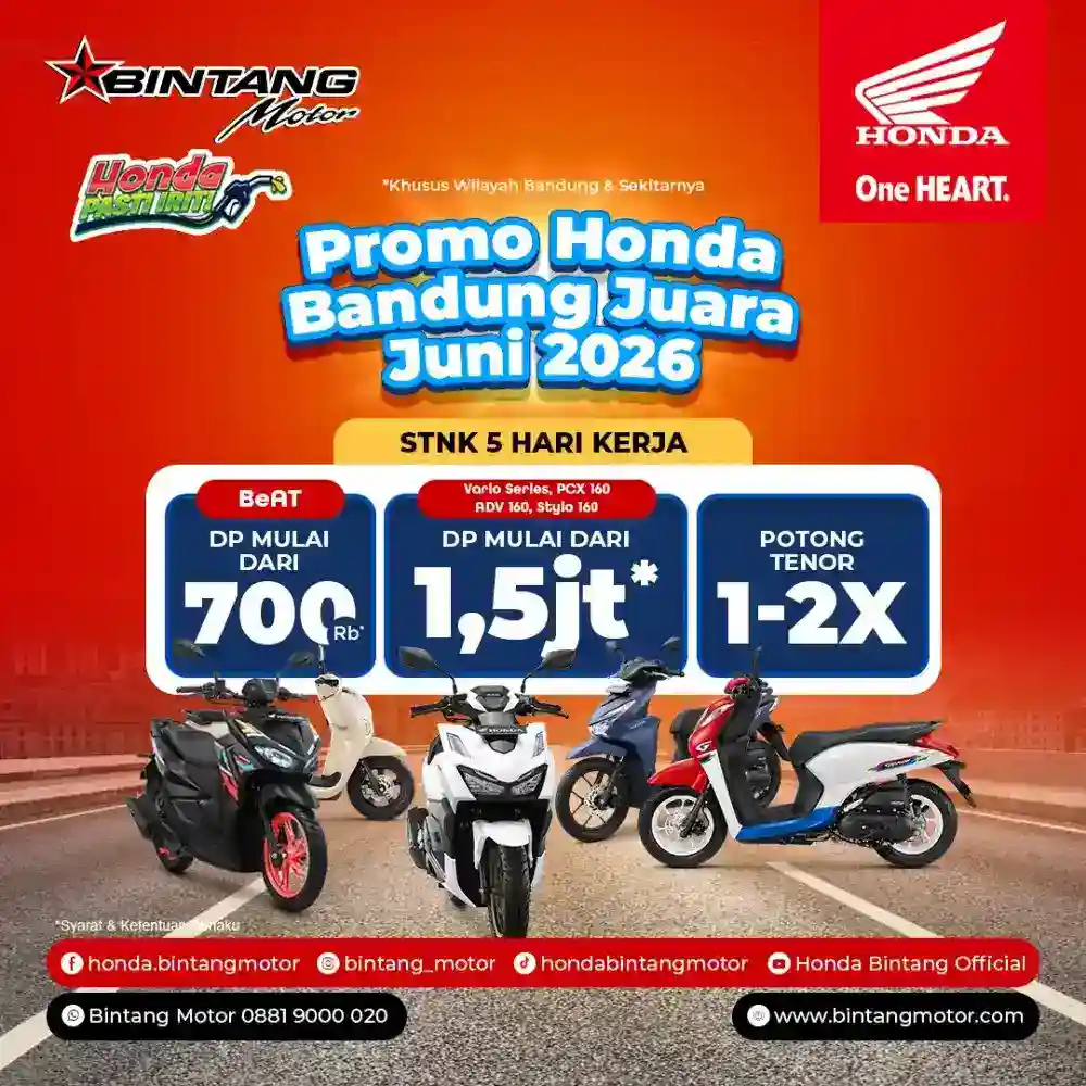 Thumbnail Promo Promo Honda Bandung Juara Juni 2026 Bintang Motor