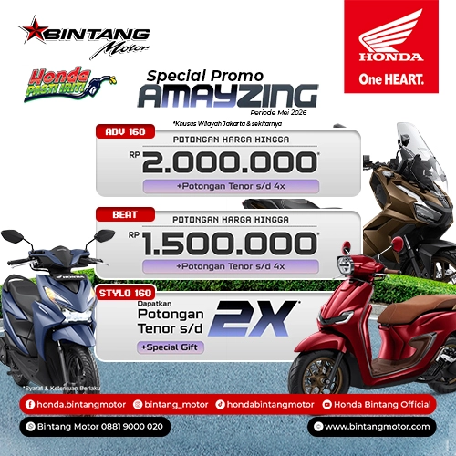 Promo Diskon Special Promo AMAYZING Honda Bintang Motor Jakarta 2026 di Indonesia