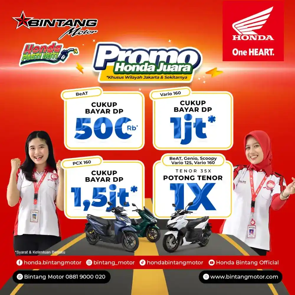 Thumbnail Promo Promo Honda Juara Bintang Motor Jakarta Juni 2026