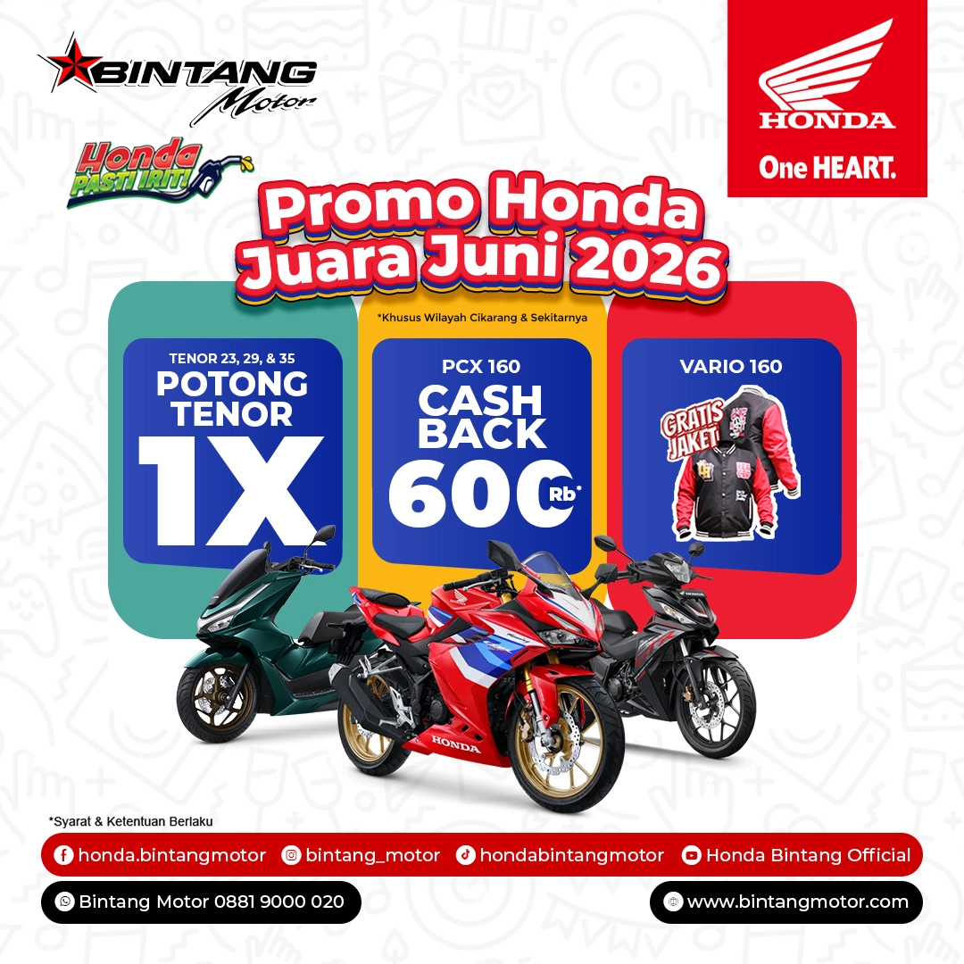 Thumbnail Promo Promo Honda Juara Bintang Motor Cikarang Juni 2026