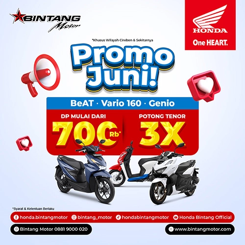 Thumbnail Promo Promo Juni Honda Bintang Motor Cirebon 2026