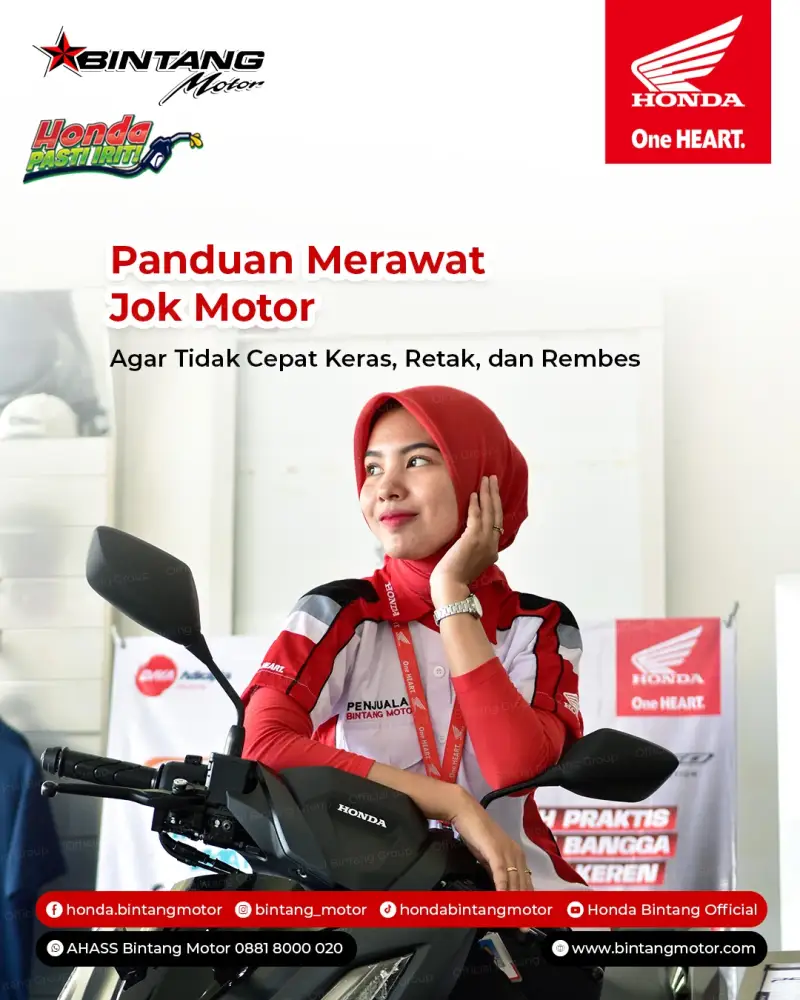 Thumbnail: Panduan Merawat Jok Motor Agar Tidak Cepat Keras, Retak, dan Rembes
