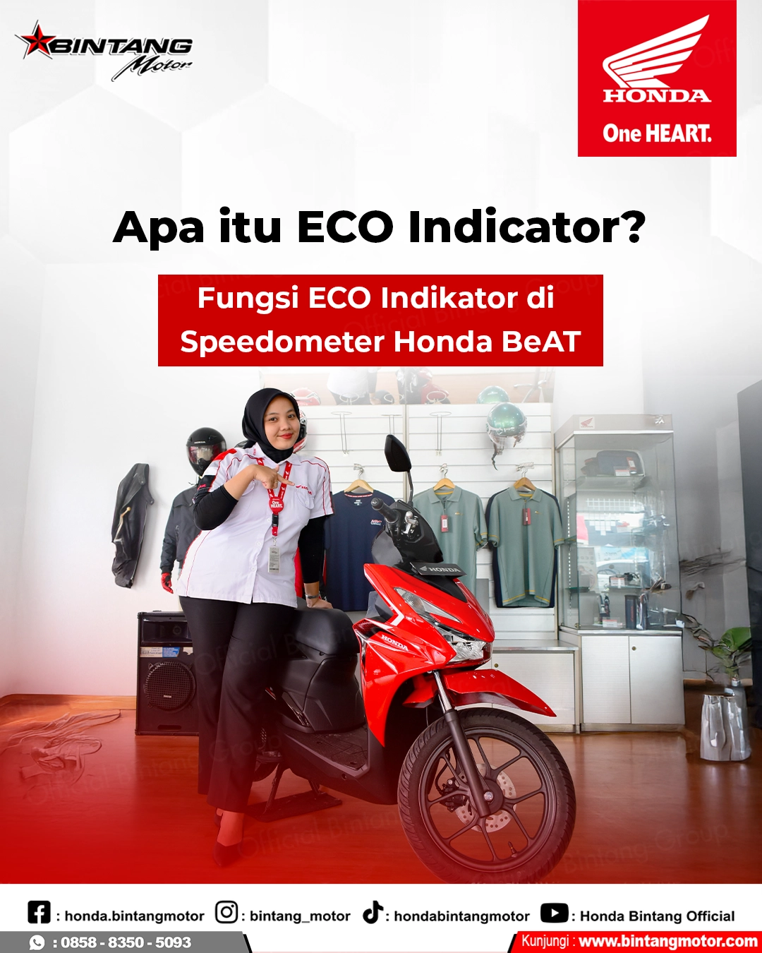 Apa itu ECO Indikator? Mengenal Fungsi Pentingnya di Motor Honda BeAT Versi Bintang Motor