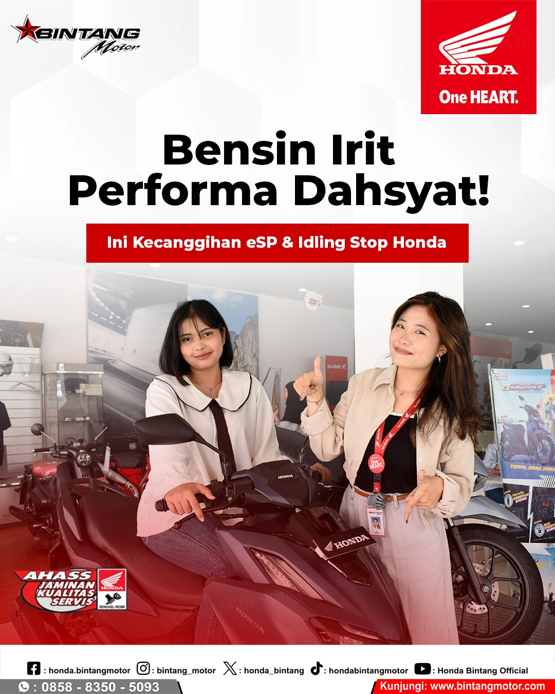Bensin Irit Performa Dahsyat Mengupas Kecanggihan Teknologi ISS dan eSP pada Motor Honda