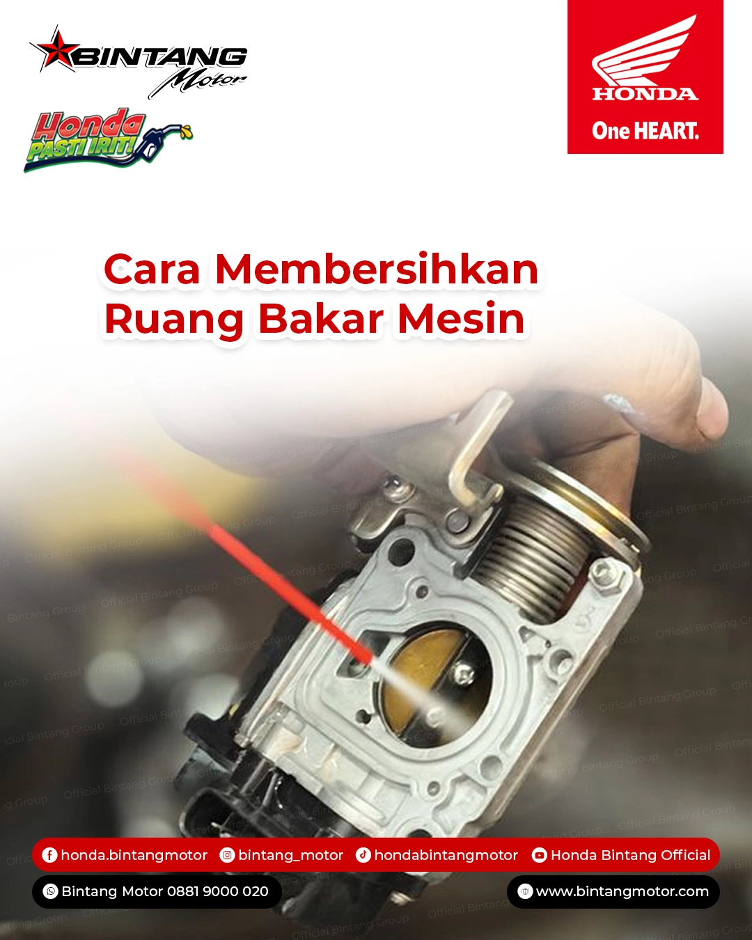 Bersihkan Ruang Bakar Mesin untuk Performa yang Kembali Prima