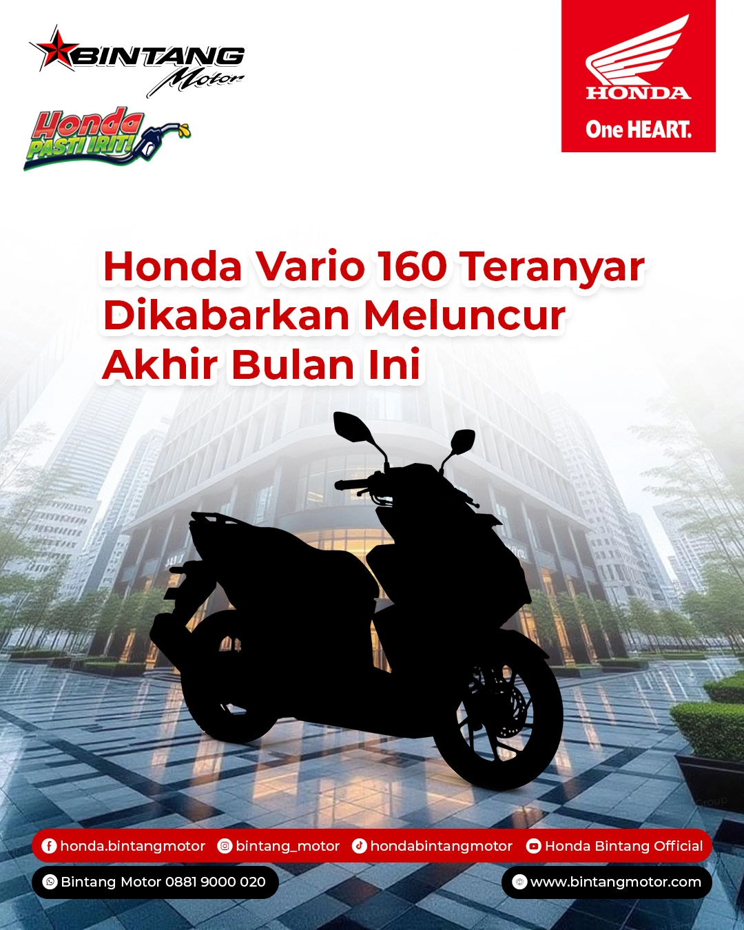 Bocoran Honda Vario 160 Teranyar Dikabarkan Meluncur Akhir Bulan Ini