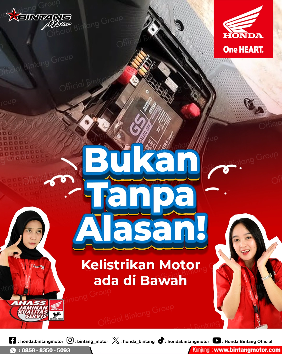 Bukan Tanpa Alasan, Ini Alasan Teknis Mengapa Kelistrikan Motor Ada di Bagian Bawah