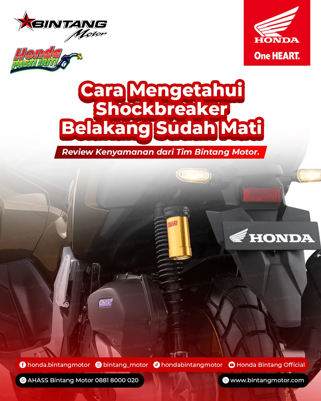 Cara Mengetahui Shockbreaker Belakang Sudah Mati: Panduan Ahli Bintang Motor